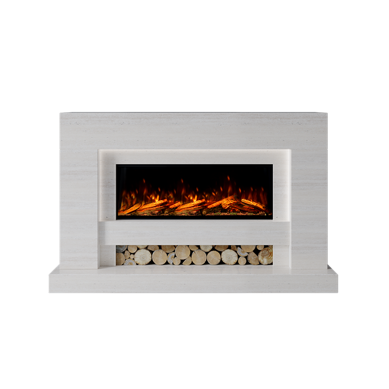 Aspen Suite 1000 S Marble Electric Fireplace 1600mm - Approved By Design