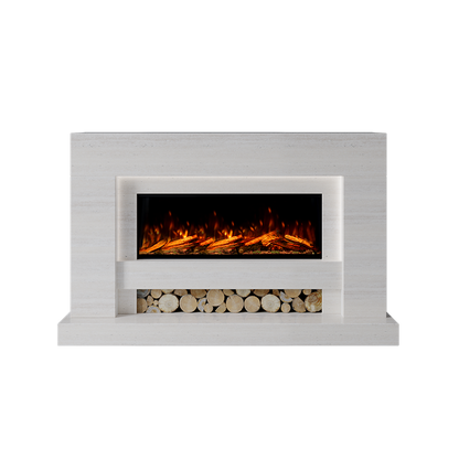 Aspen Suite 1000 S Marble Electric Fireplace 1600mm - Approved By Design