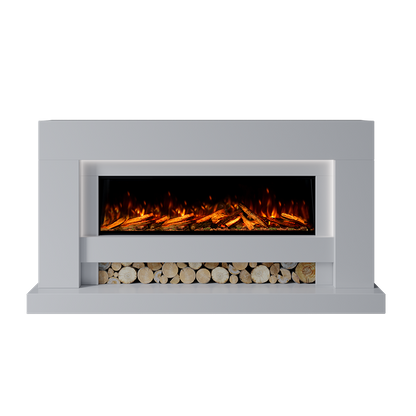 Aspen Suite 1300 S Marble Electric Fireplace 1900mm - 