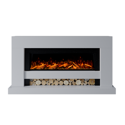Aspen Suite 1300 S Marble Electric Fireplace 1900mm - Approved By Design