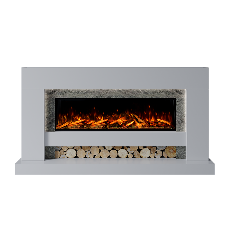 Aspen Suite 1300 S Marble Electric Fireplace 1900mm - Approved By Design