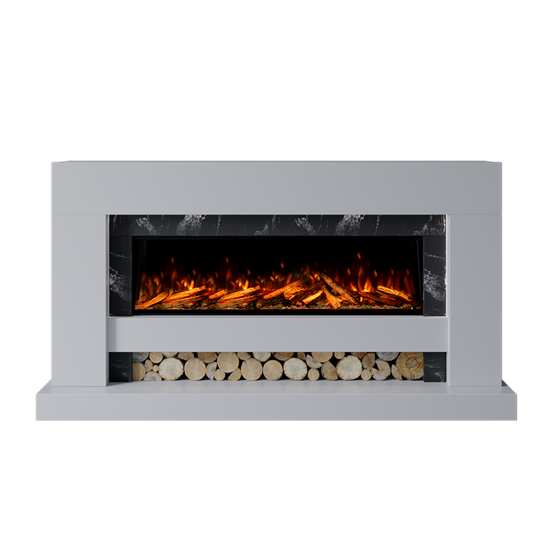 Aspen Suite 1300 S Marble Electric Fireplace 1900mm - Approved By Design