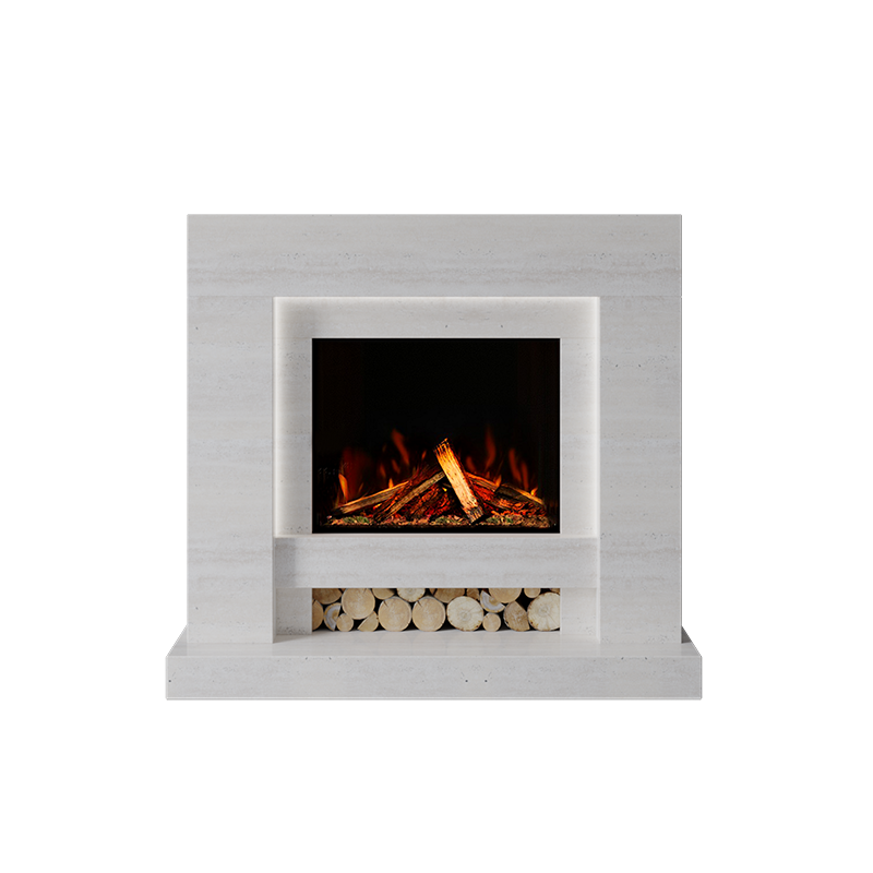 Aspen Suite 700 S Marble Electric Fireplace 1300mm - Approved By Design