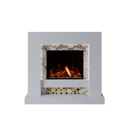 Aspen Suite 700 S Marble Electric Fireplace 1300mm - Approved By Design
