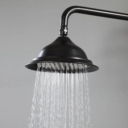 Chester Rainfall Showerhead with Handheld Shower Exposed Shower System Antique Black - 