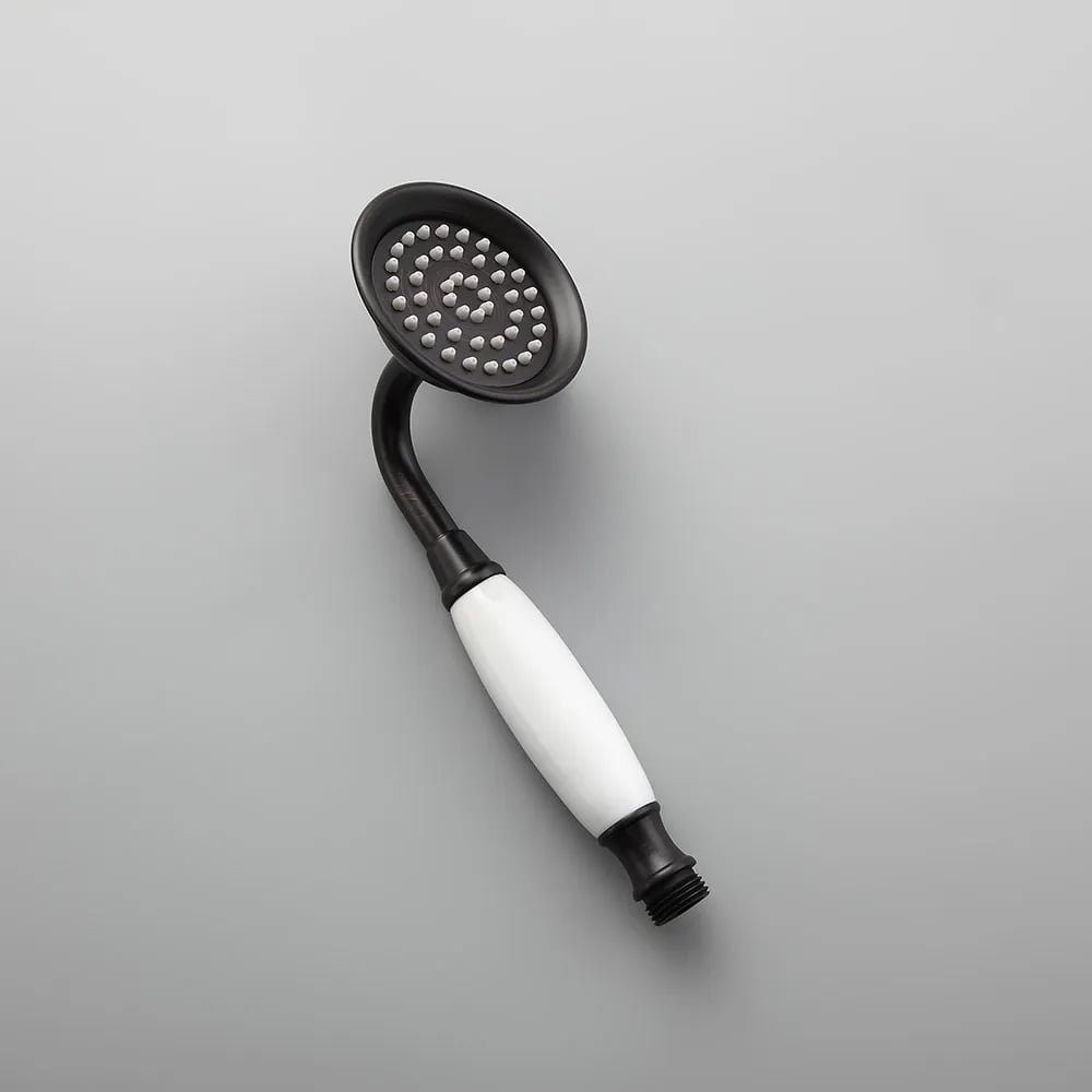Chester Rainfall Showerhead with Handheld Shower Exposed Shower System Antique Black - 