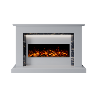 Costello Suite 1000 S Marble Electric Fireplace 1600mm - 