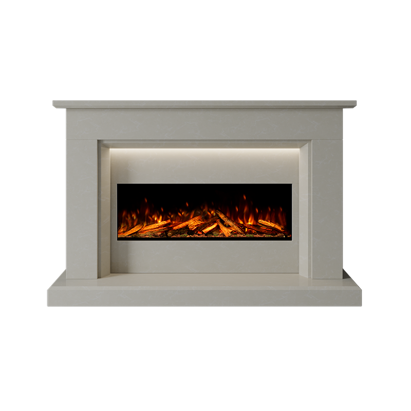Costello Suite 1000 S Marble Electric Fireplace 1600mm - 