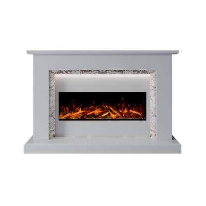 Costello Suite 1000 S Marble Electric Fireplace 1600mm - 