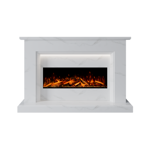 Costello Suite 1000 S Marble Electric Fireplace 1600mm - Approved By Design
