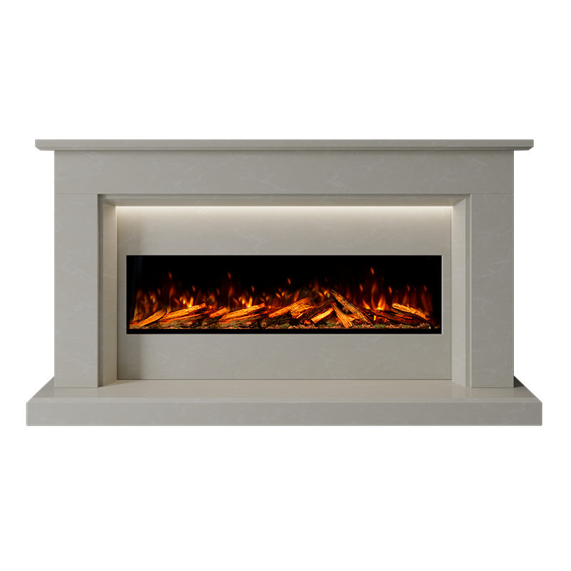 Costello Suite 1300 S Marble Electric Fireplace 1900mm - Approved By Design