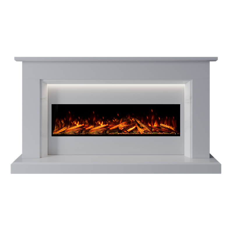 Costello Suite 1300 S Marble Electric Fireplace 1900mm - Approved By Design