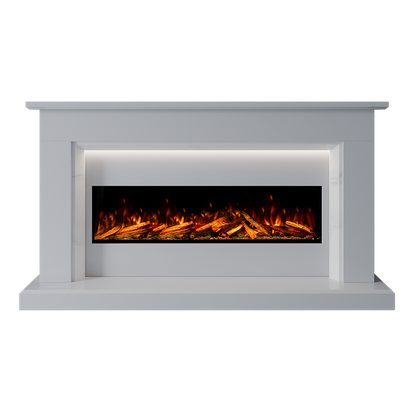 Costello Suite 1300 S Marble Electric Fireplace 1900mm - Approved By Design