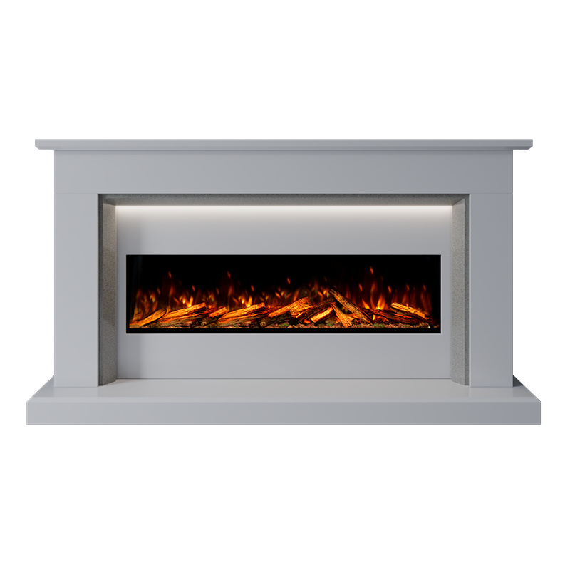 Costello Suite 1300 S Marble Electric Fireplace 1900mm - Approved By Design