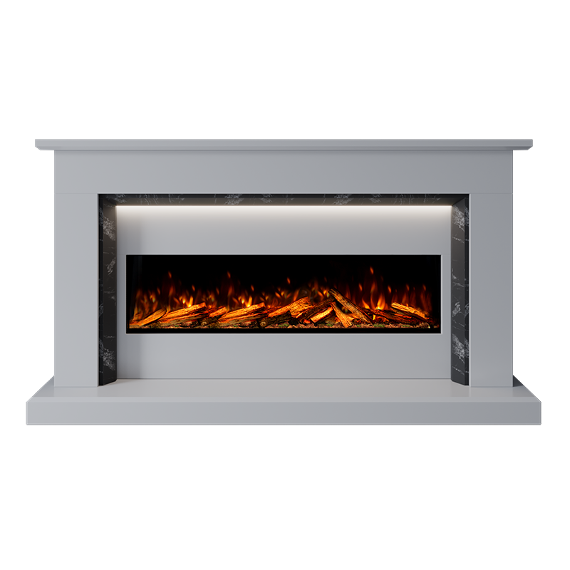 Costello Suite 1300 S Marble Electric Fireplace 1900mm - Approved By Design