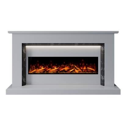 Costello Suite 1300 S Marble Electric Fireplace 1900mm - Approved By Design