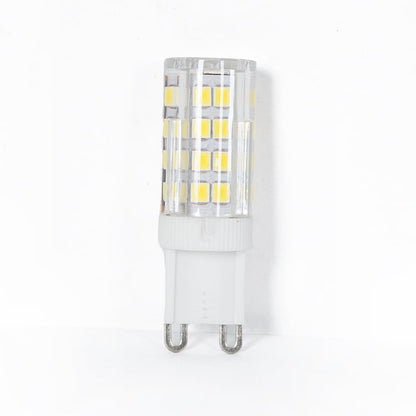 Decorica White and Gold LED Glass Globe Indoor Wall Sconce - 