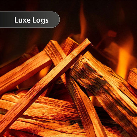 Electric Fireplace - British Woodland Logs - Luxe - Bespoke Fireplace