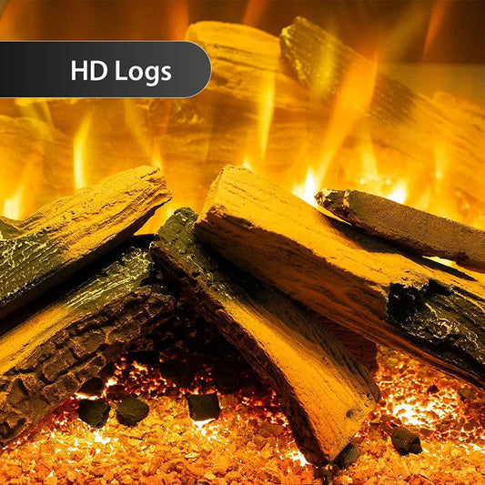 Electric Fireplace - HD Logs - Bespoke Fireplace