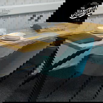 Elegant and Sophisticated Ash Dining Table - 