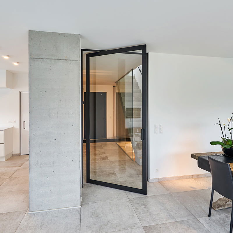 Full Height Pivot Door - Elegance Glazed