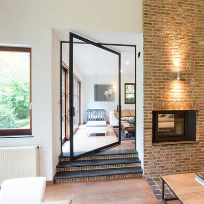 Full Width Pivot Door - Elegance Glazed