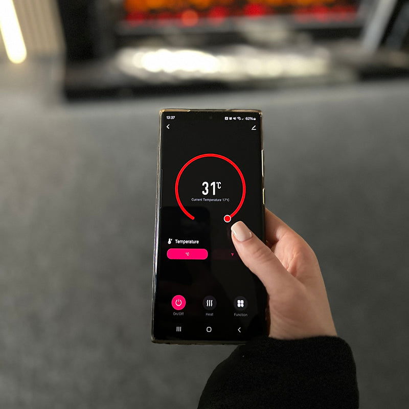 Geneva Suite 2000 3D Panoramic Marble Electric Fireplace - 