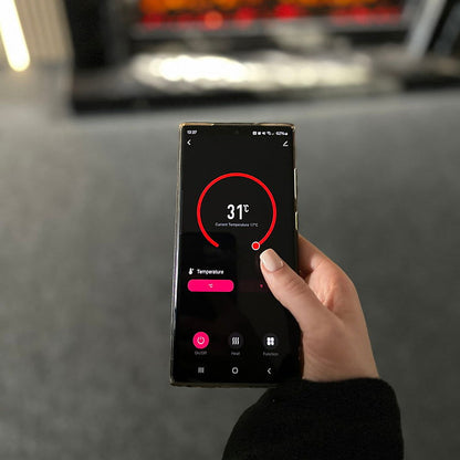 Geneva Suite 2000 3D Panoramic Marble Electric Fireplace - 