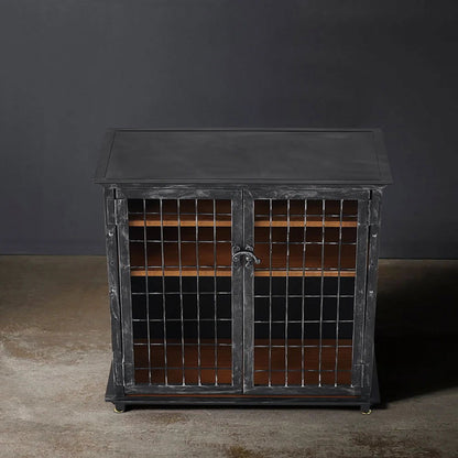 Industrial Cabinet in Metal with Door - 