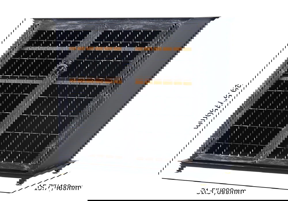 Industrial Cabinet in Metal with Door - 
