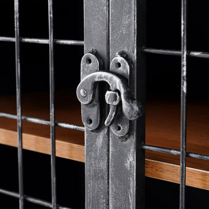 Industrial Cabinet in Metal with Door - 