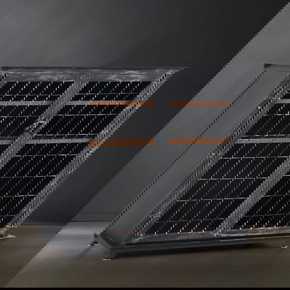 Industrial Cabinet in Metal with Door - Homary