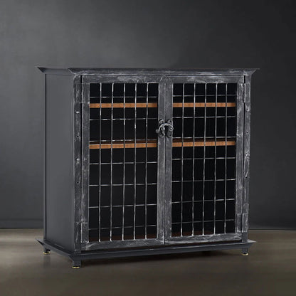 Industrial Cabinet in Metal with Door - Homary