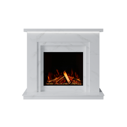 Isabelle Suite 700 S Marble Electric Fireplace 1300mm - Bespoke Fireplace