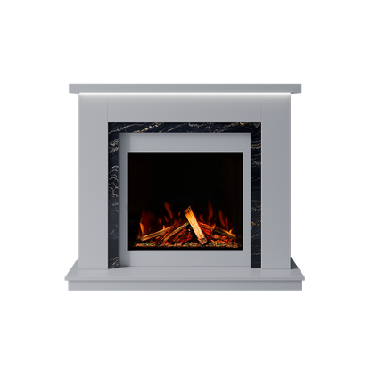 Isabelle Suite 700 S Marble Electric Fireplace 1300mm - 