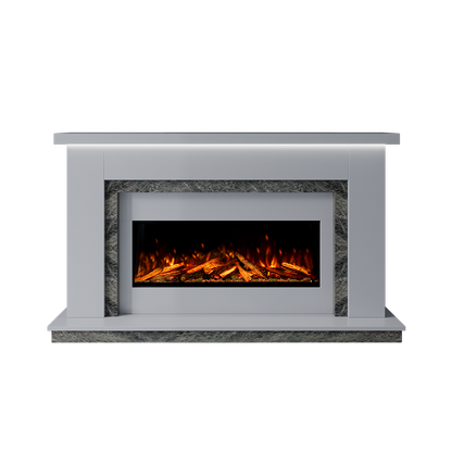 Isabelle Suite 1000 S Marble Electric Fireplace 1600mm - Approved By Design