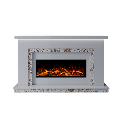 Isabelle Suite 1000 S Marble Electric Fireplace 1600mm - Approved By Design