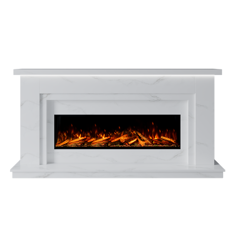 Isabelle Suite 1300 S Marble Electric Fireplace 1900mm - Approved By Design