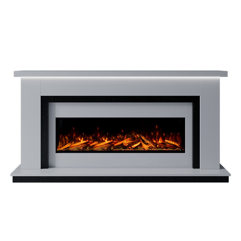 Isabelle Suite 1300 S Marble Electric Fireplace 1900mm - Approved By Design