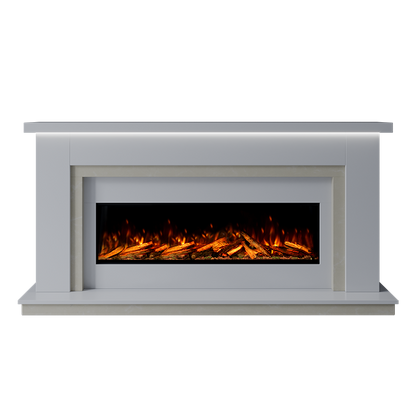 Isabelle Suite 1300 S Marble Electric Fireplace 1900mm - Approved By Design