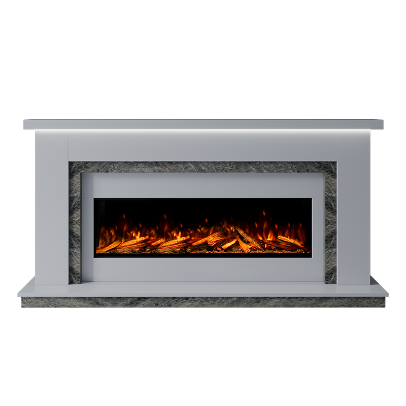 Isabelle Suite 1300 S Marble Electric Fireplace 1900mm - Approved By Design