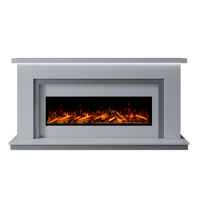 Isabelle Suite 1300 S Marble Electric Fireplace 1900mm - Approved By Design