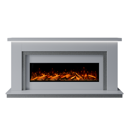 Isabelle Suite 1300 S Marble Electric Fireplace 1900mm - Approved By Design