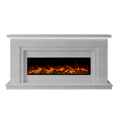 Isabelle Suite 1300 S Marble Electric Fireplace 1900mm - Approved By Design