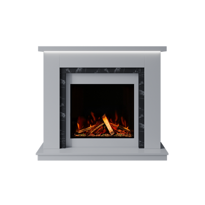Isabelle Suite 700 S Marble Electric Fireplace 1300mm - Approved By Design
