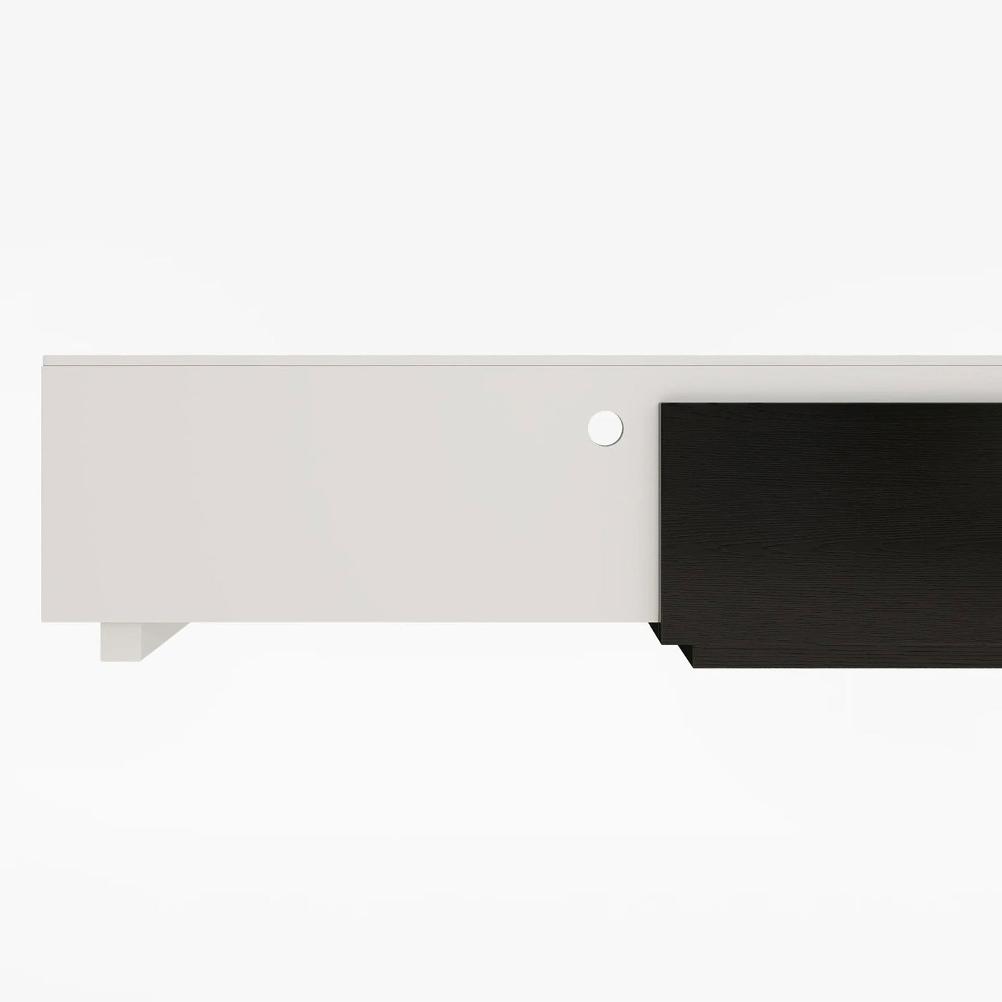 Italian Style Retractable TV Stand with 4 Drawers & LED Light for TV Up to 3048mm - Homary