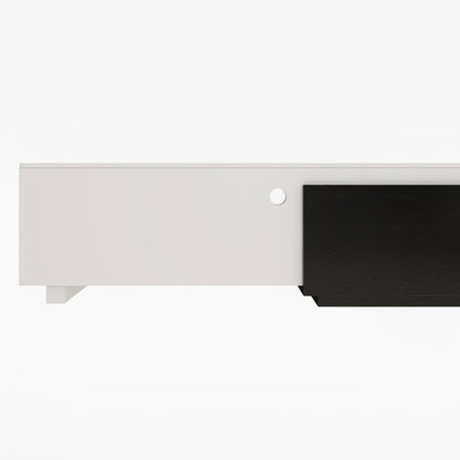 Italian Style Retractable TV Stand with 4 Drawers & LED Light for TV Up to 3048mm - Homary