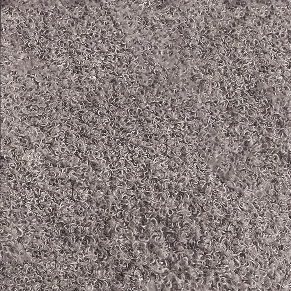 Japandi Grey Boucle Accent Chair Shaggy Armchair for Living Room - 