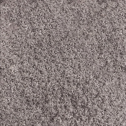 Japandi Grey Boucle Accent Chair Shaggy Armchair for Living Room - 