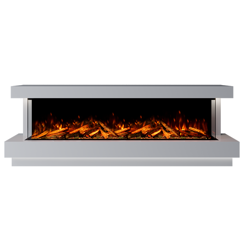 Lazio Suite 2000 3D Panoramic Marble Electric Fireplace - Approved By Design